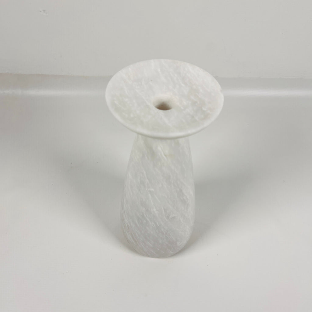 Light Grey Marble Candle Stand