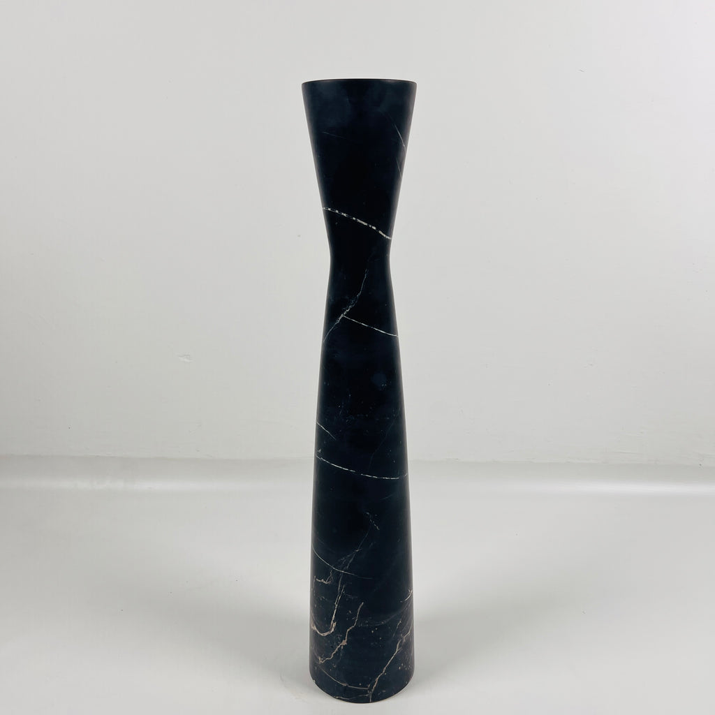 Black Marble Candle Stand (Large)