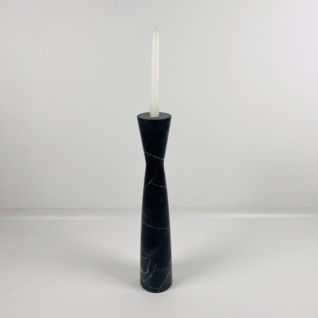 Black Marble Candle Stand (Large)