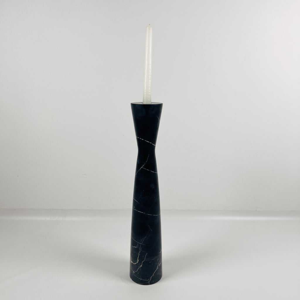 Black Marble Candle Stand (Large)