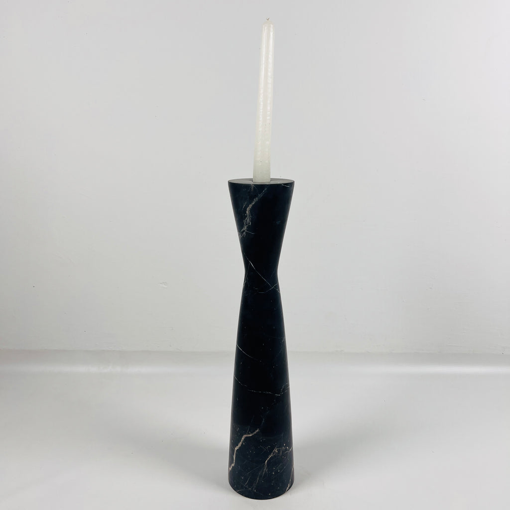 Black Marble Candle Stand (Medium)