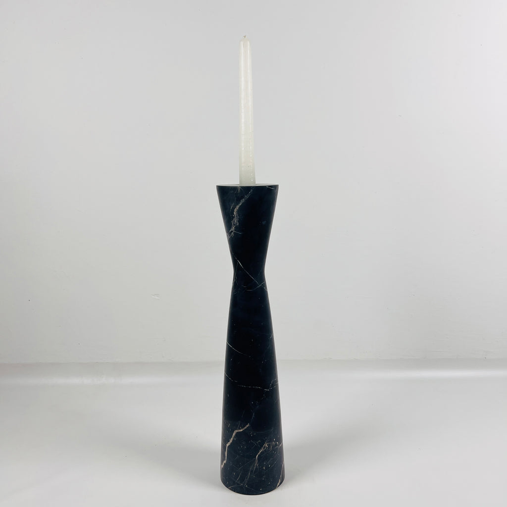 Black Marble Candle Stand (Medium)