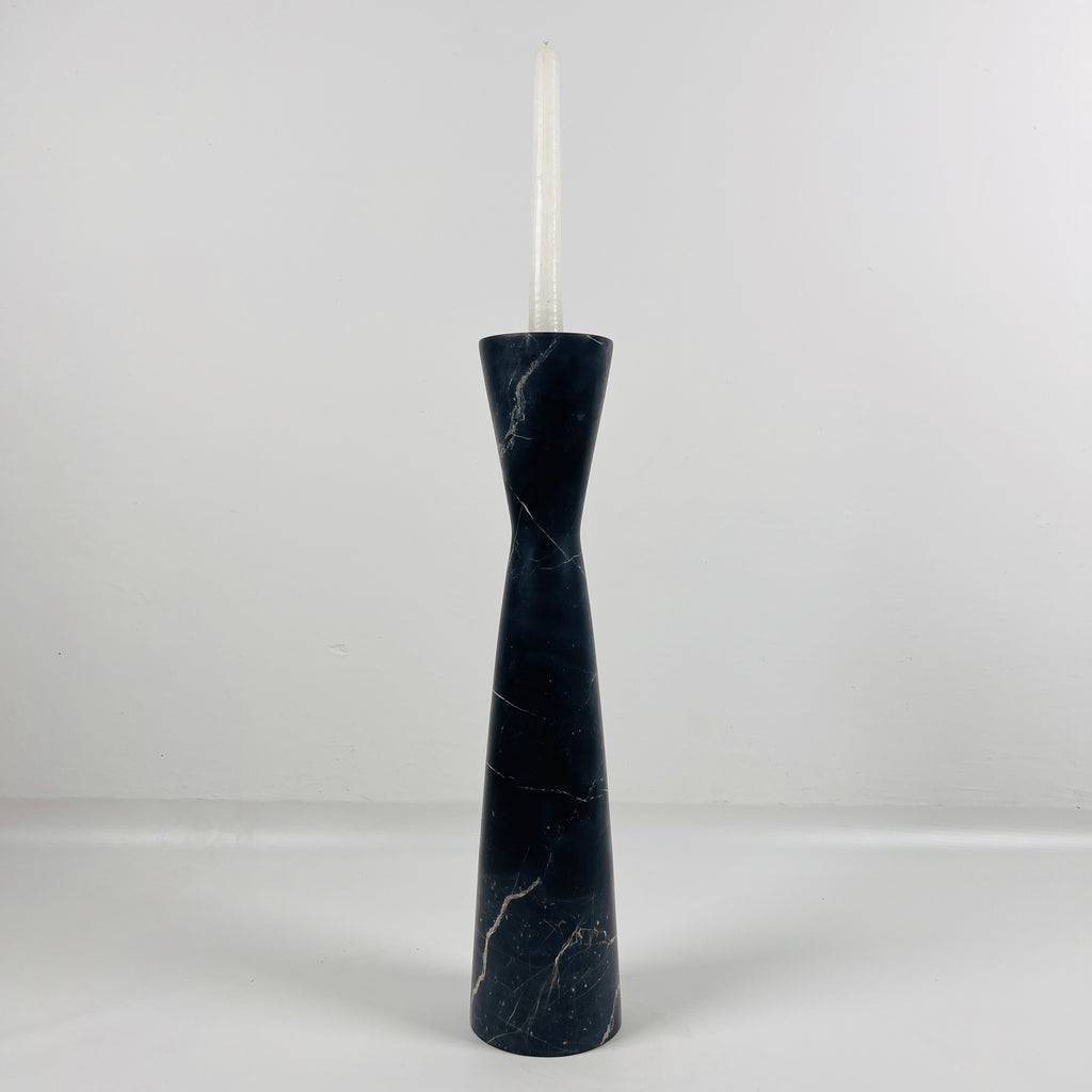 Black Marble Candle Stand (Medium)