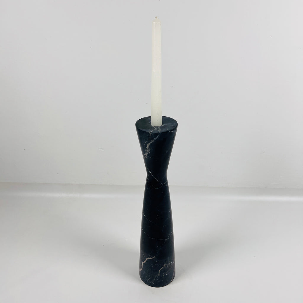 Black Marble Candle Stand (Medium)