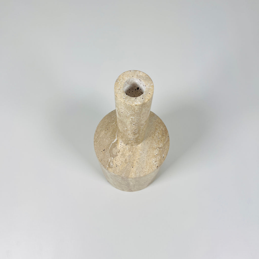 Travertine Raffinato Decor Candle Stand