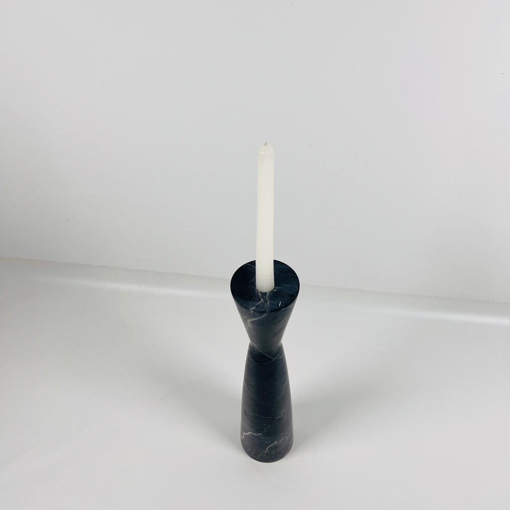 Black Marble Candle Stand (Medium)