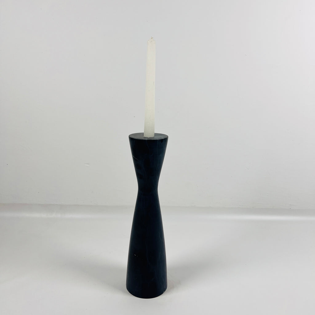 Black Marble Candle Stand (Small)