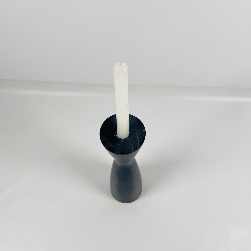 Black Marble Candle Stand (Small)