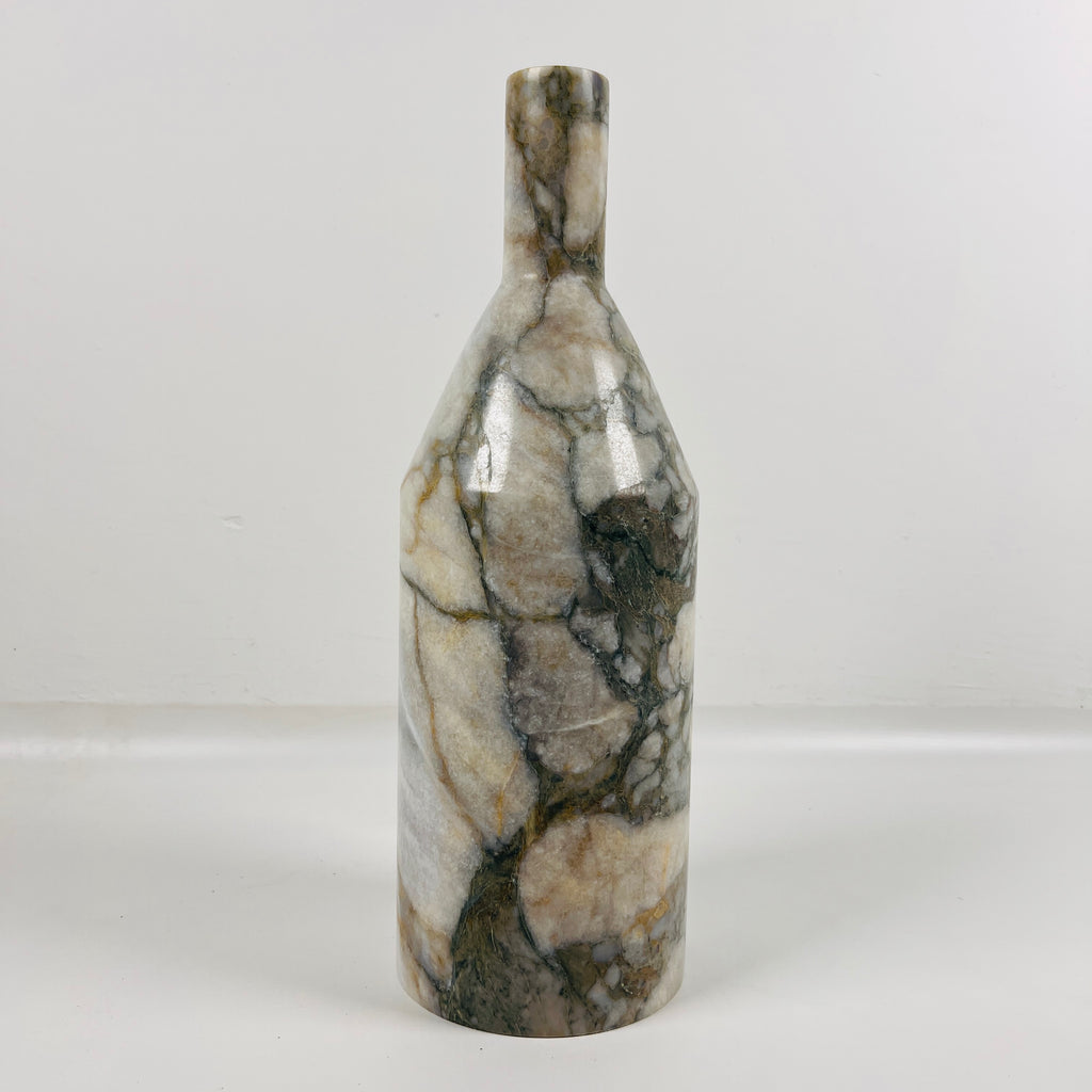 Snake Bottle Marble Candle Stand