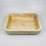 Rounded Rectangle Sink (Beige)