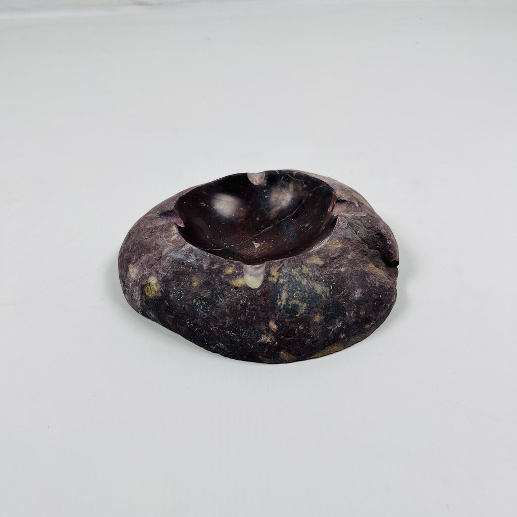 River Stone Burgundy Ash Tray