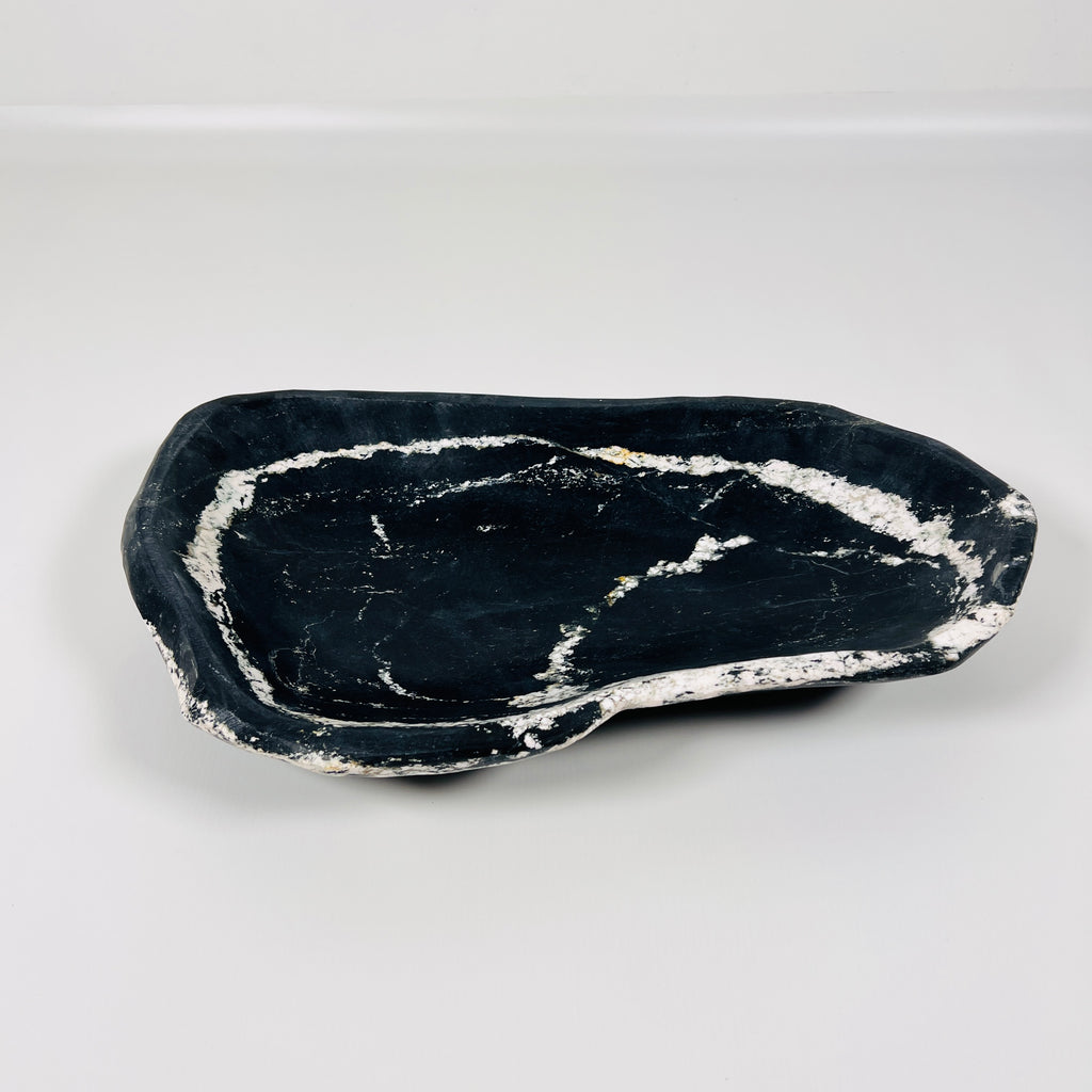 Ebony River Stone Bowl