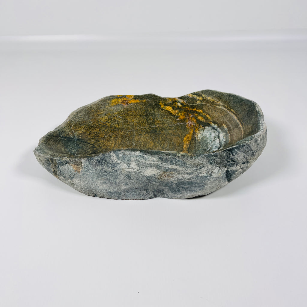 Gleaming River Stone Bowl