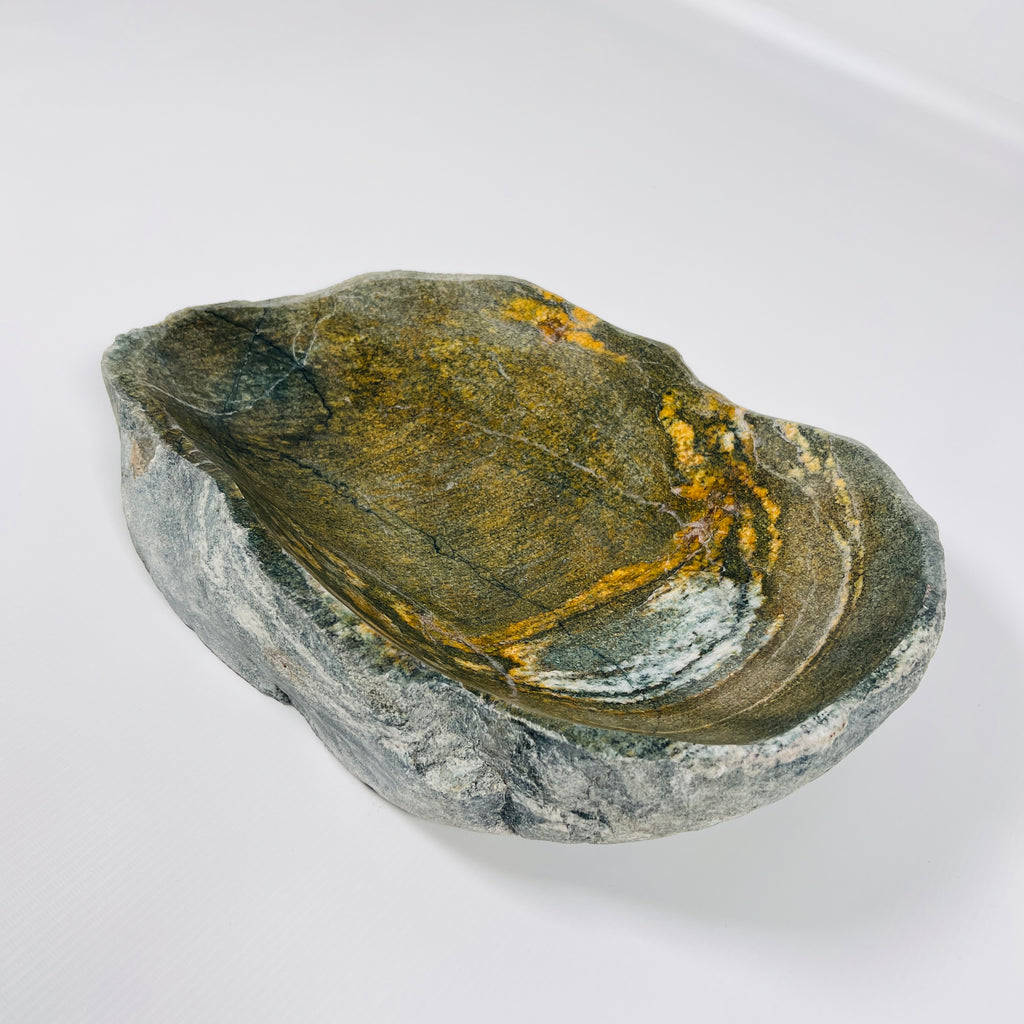 Gleaming River Stone Bowl