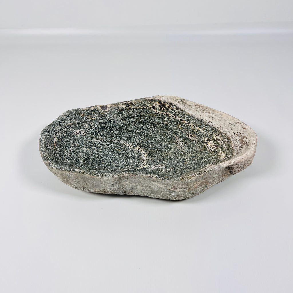 Silver Shore River Stone Bowl