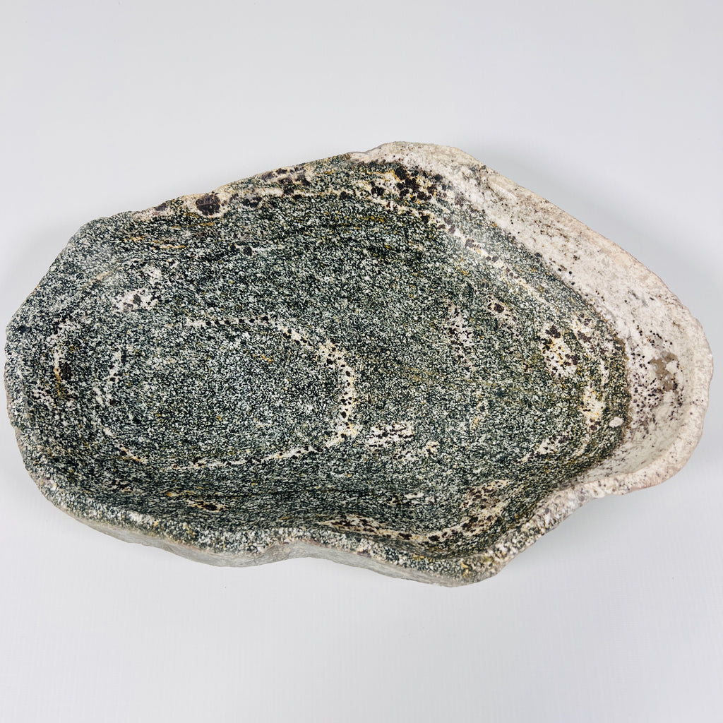 Silver Shore River Stone Bowl