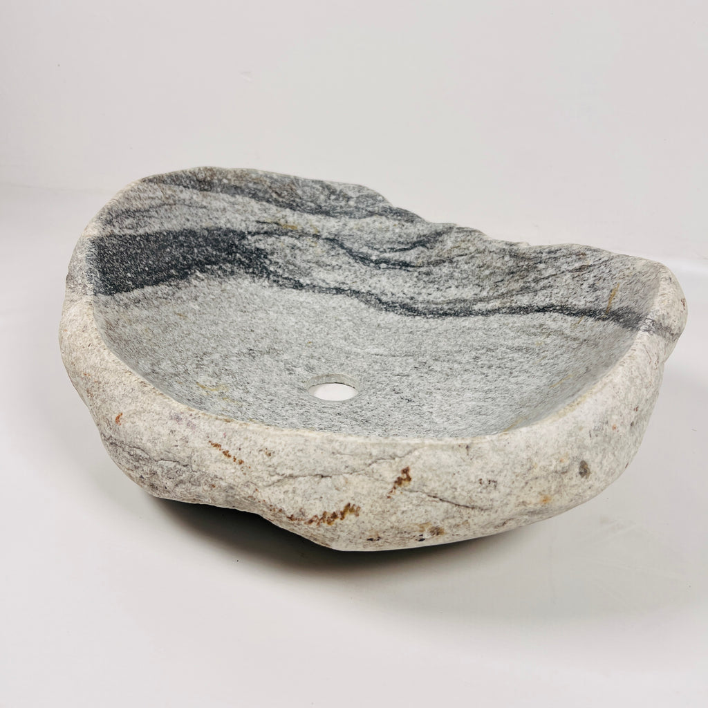 Frey With Black Streaks Riverstone Sink