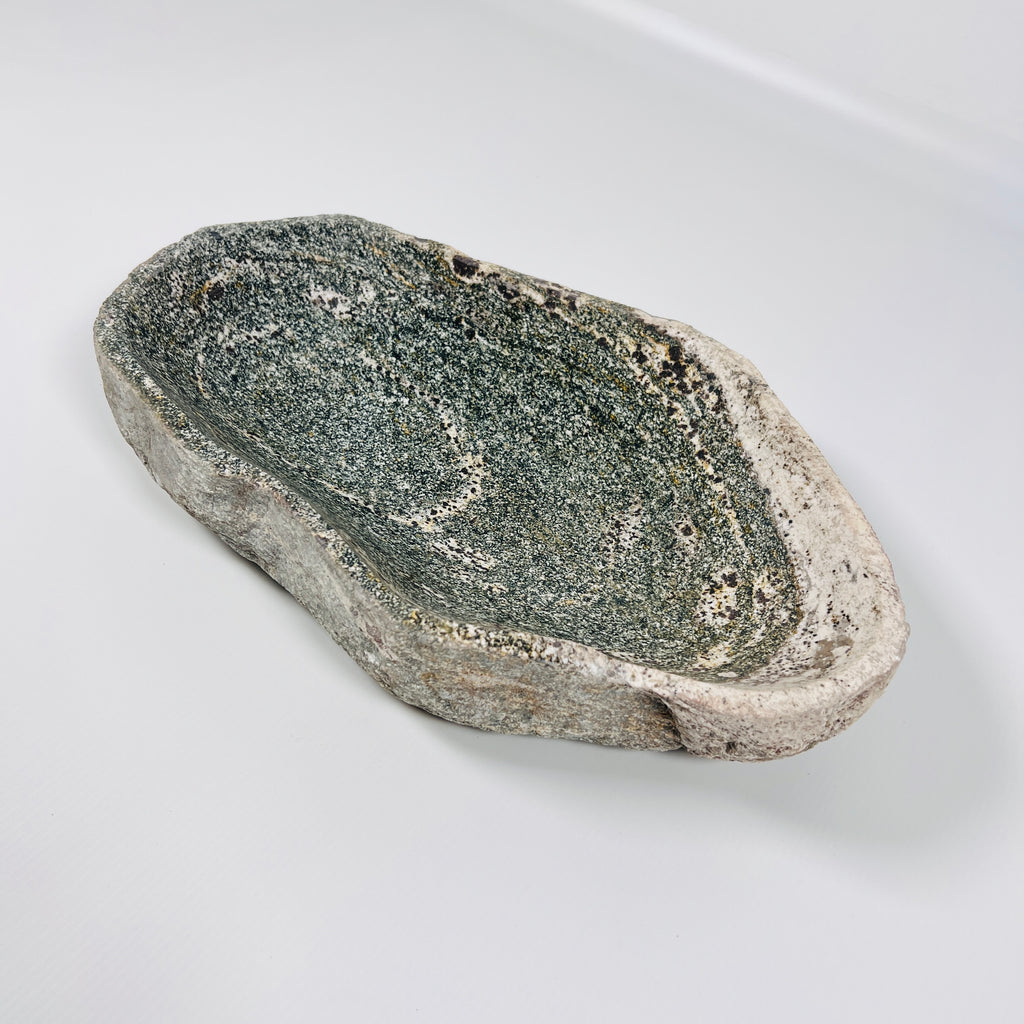 Silver Shore River Stone Bowl