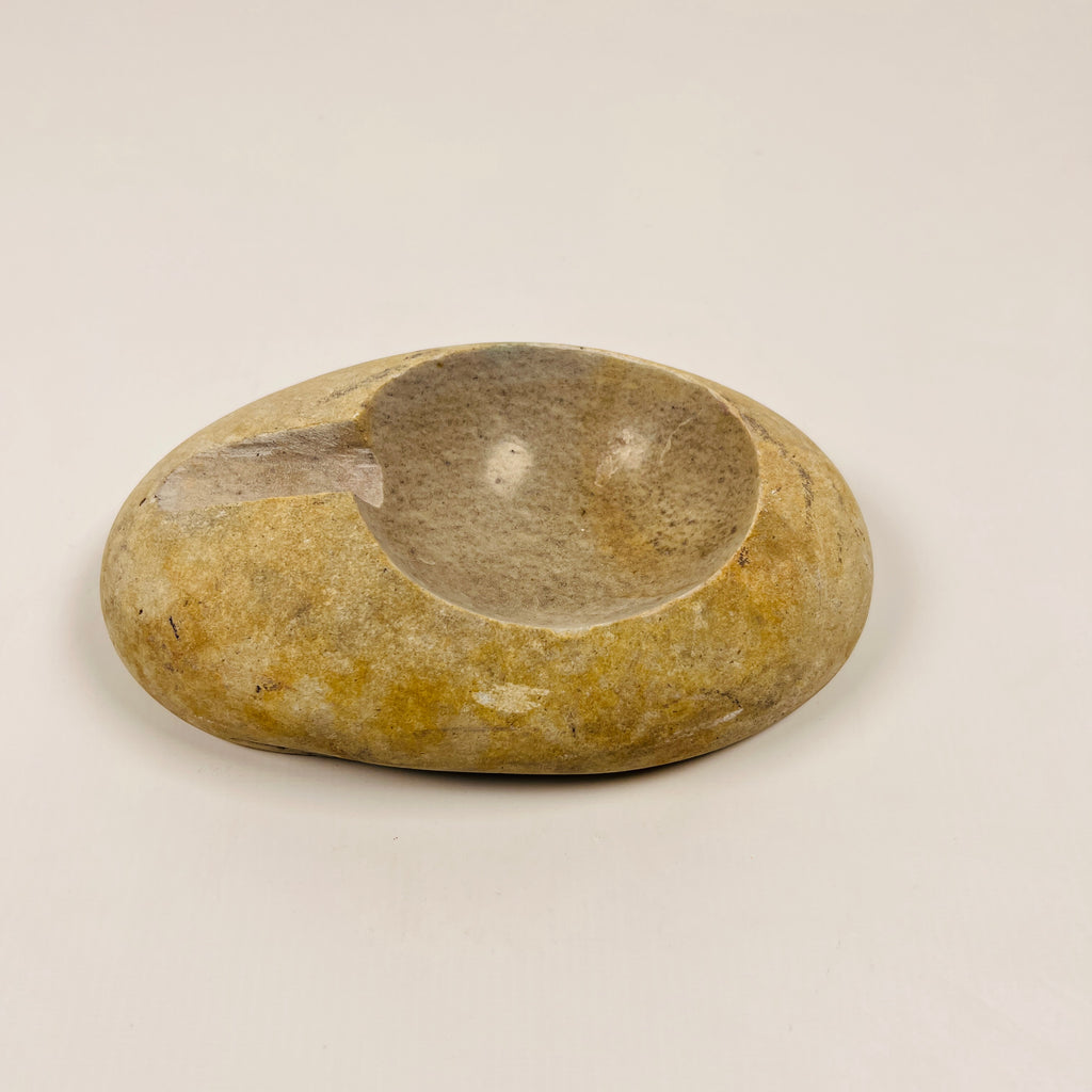 River Stone Grazed Gold Ash Tray