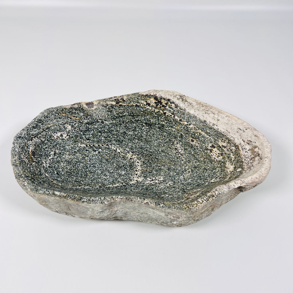 Silver Shore River Stone Bowl