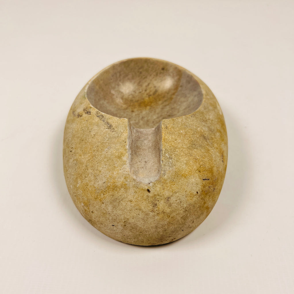 River Stone Grazed Gold Ash Tray