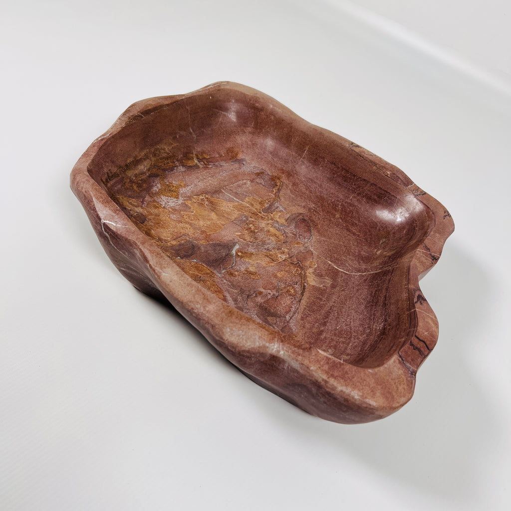 Driftwood River Stone Bowl