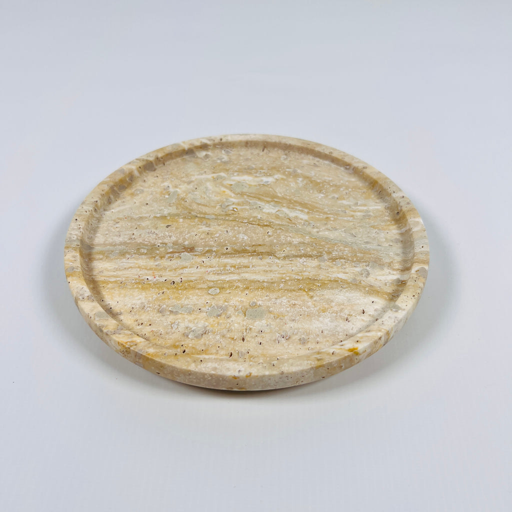 Beige Travertine Plate