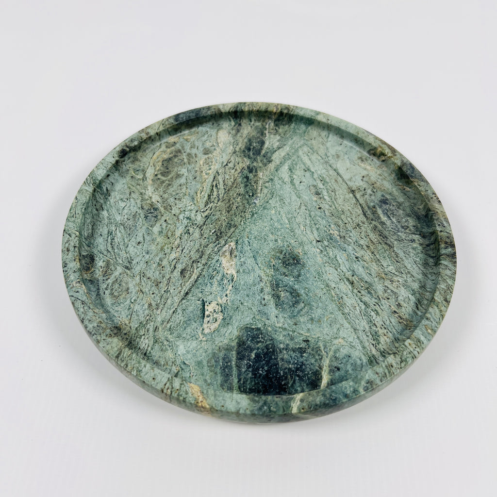 Green Marble Plate