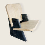 Travertine Throne Chair