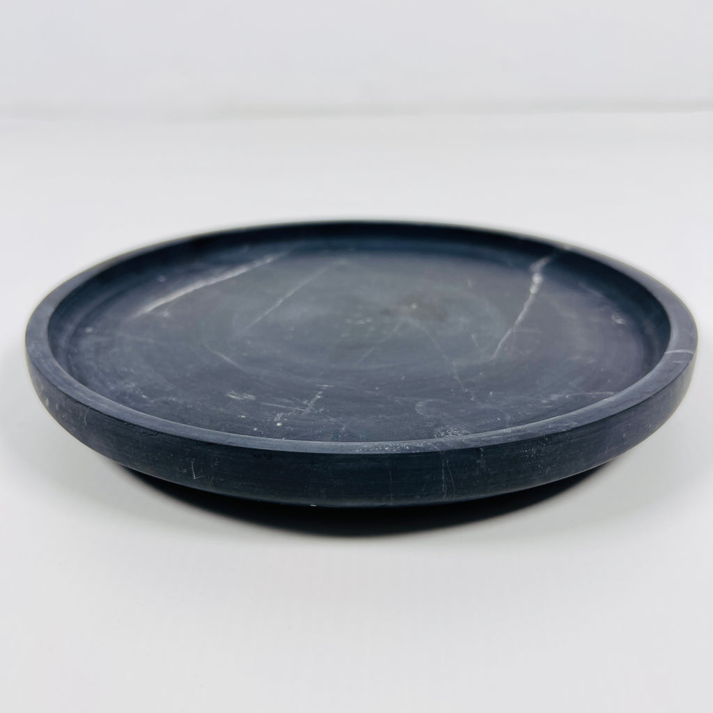 Black Galaxy Marble Plate