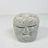 White Splashed Head Decor Item