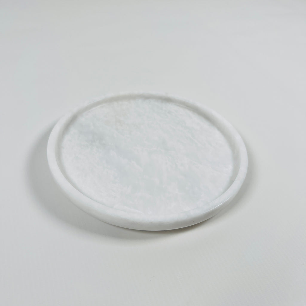 Light Grey Marble Plate