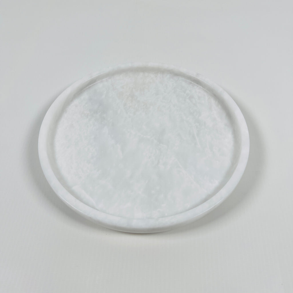 Light Grey Marble Plate