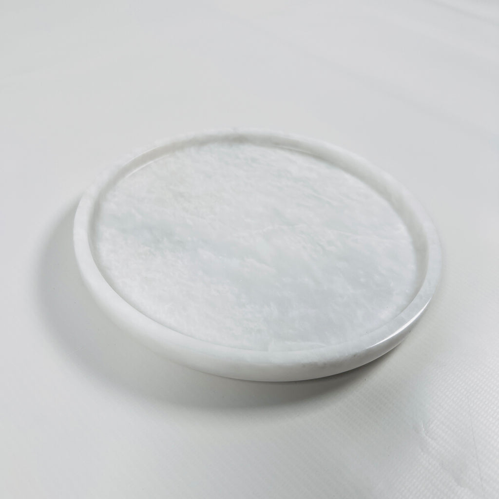 Light Grey Marble Plate