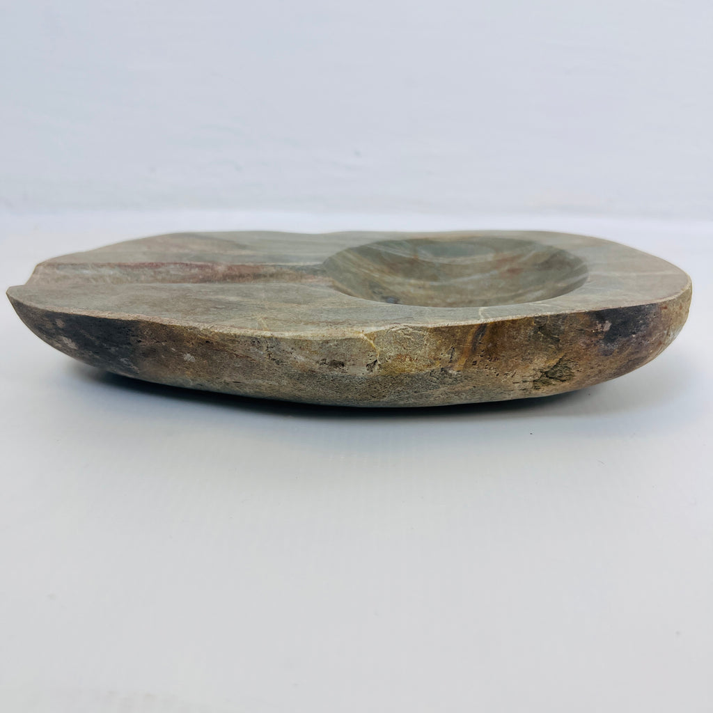 River Stone Tainted Bark Ash Tray