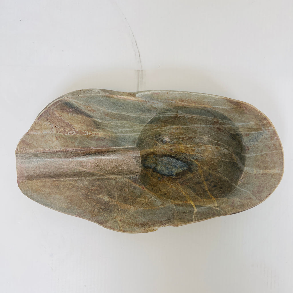 River Stone Tainted Bark Ash Tray