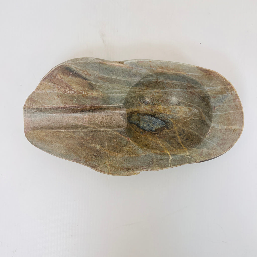 River Stone Tainted Bark Ash Tray