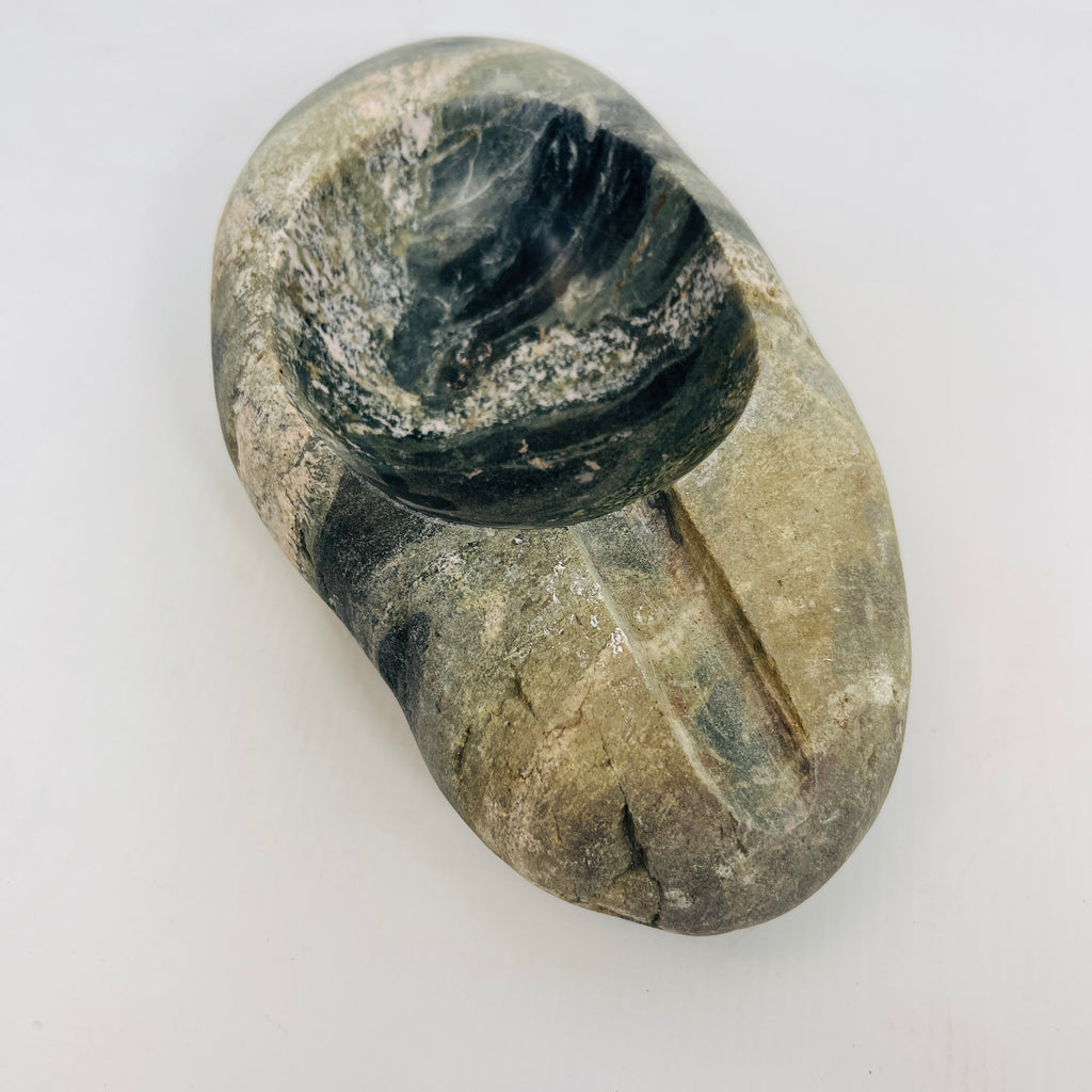 River Stone Tidal Waved Ash Tray