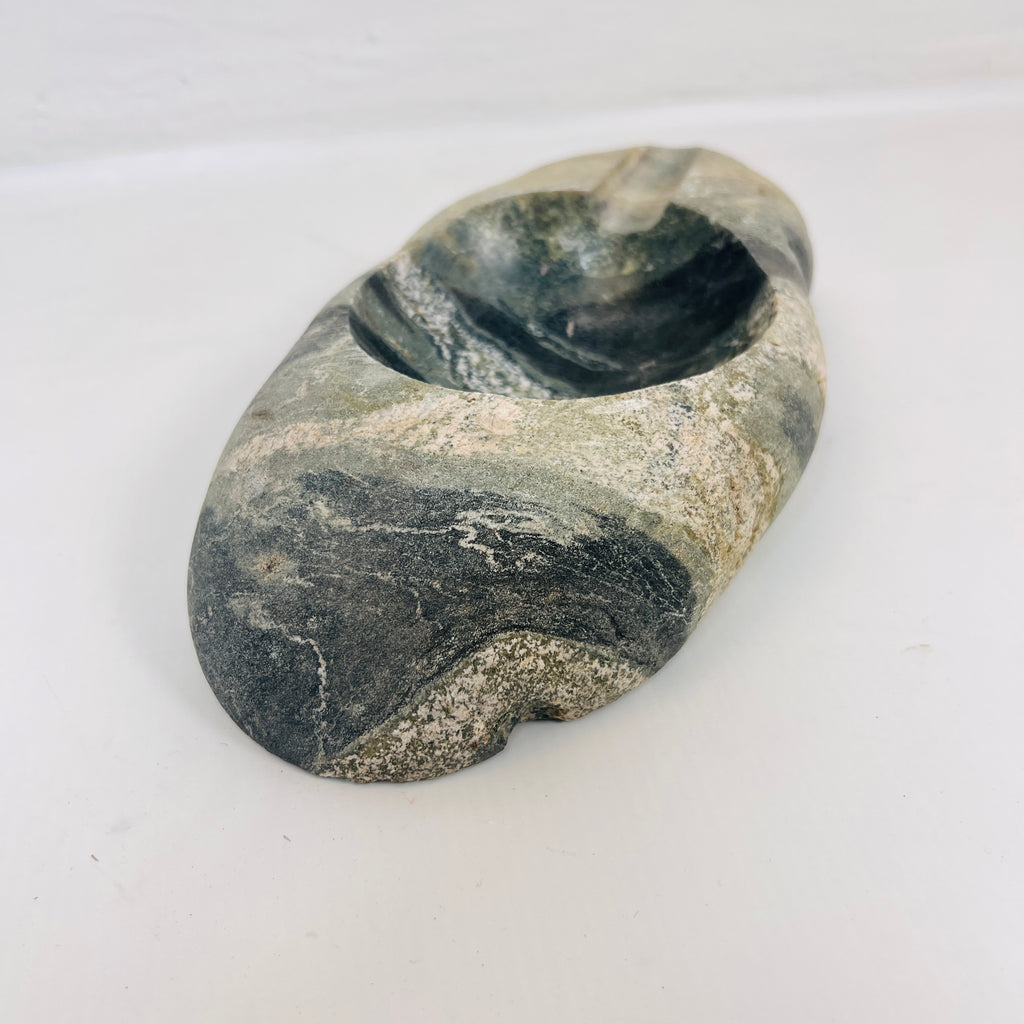 River Stone Tidal Waved Ash Tray