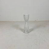 Corrugated Hourglass Candle Stand - Small
