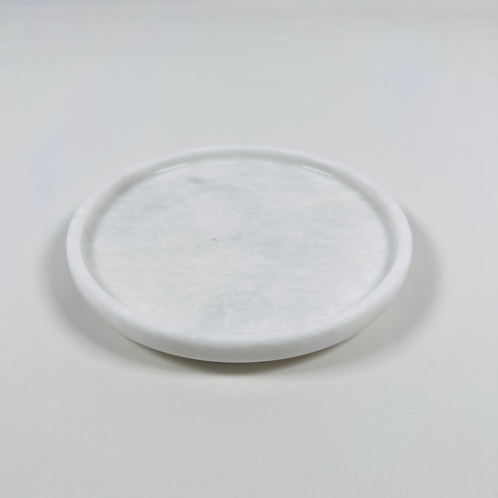 Light Grey Marble Plate