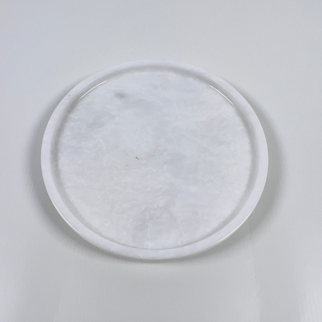 Light Grey Marble Plate