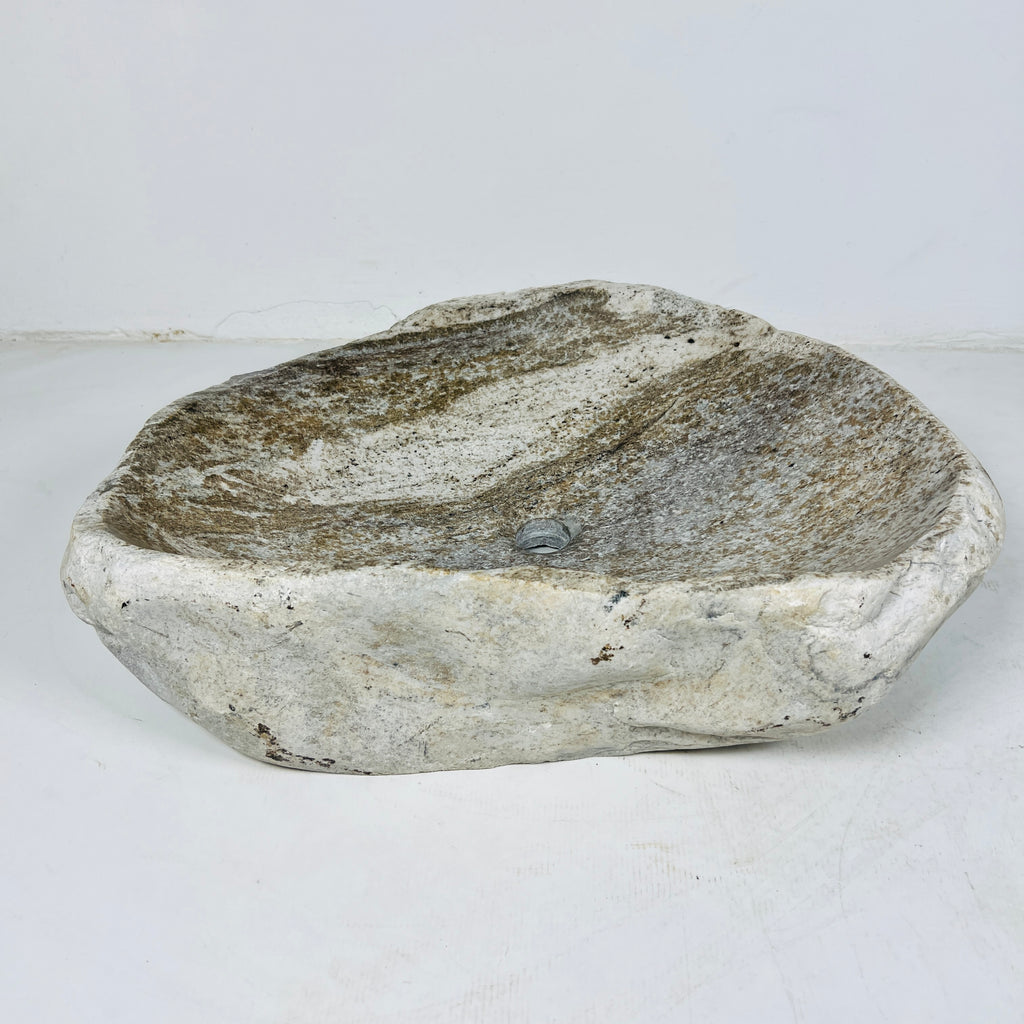 Brownish River Stone Sink