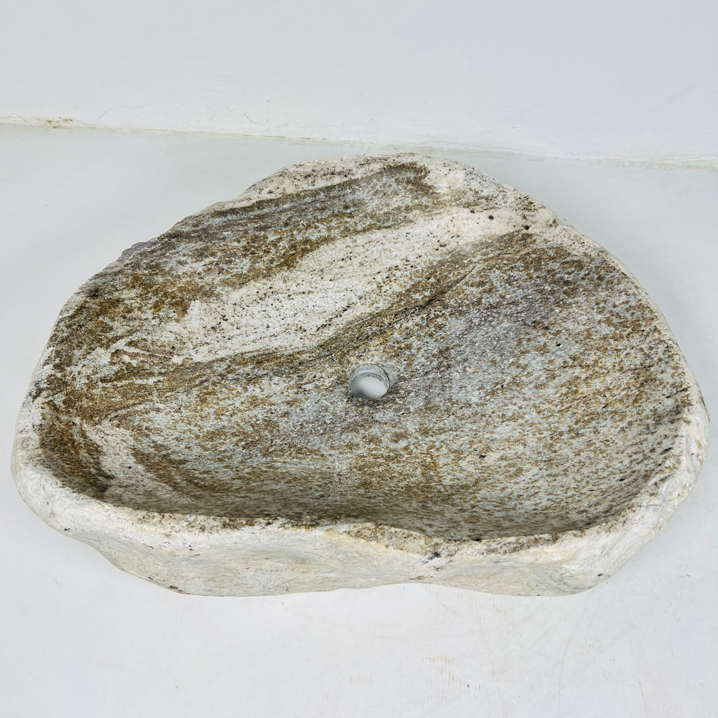 Brownish River Stone Sink