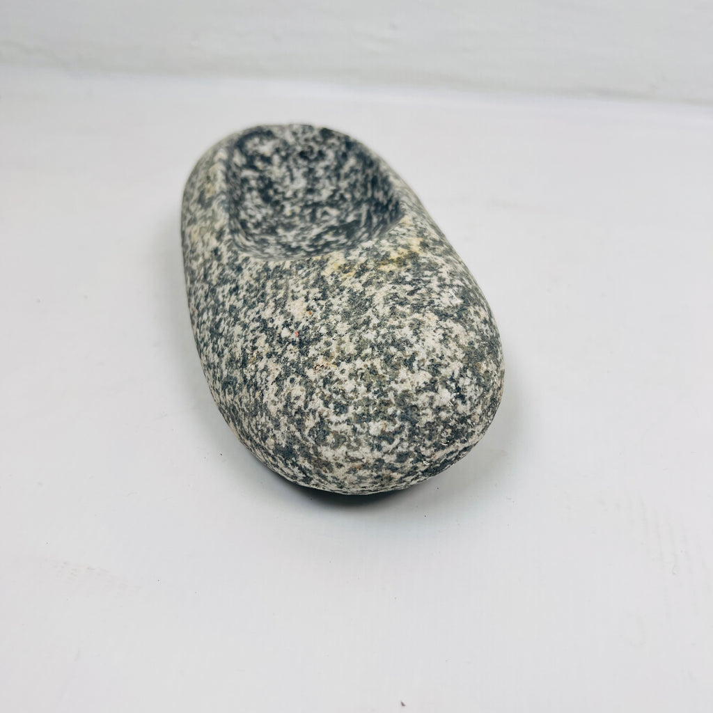 River Stone Sandy Grazed Soap Dish