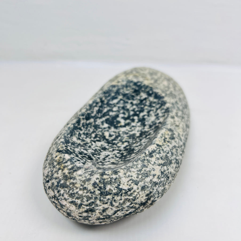 River Stone Sandy Grazed Soap Dish