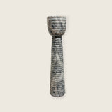 Striated Cup-Top Candle Stand - Medium