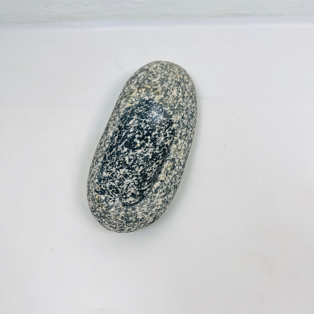 River Stone Sandy Grazed Soap Dish