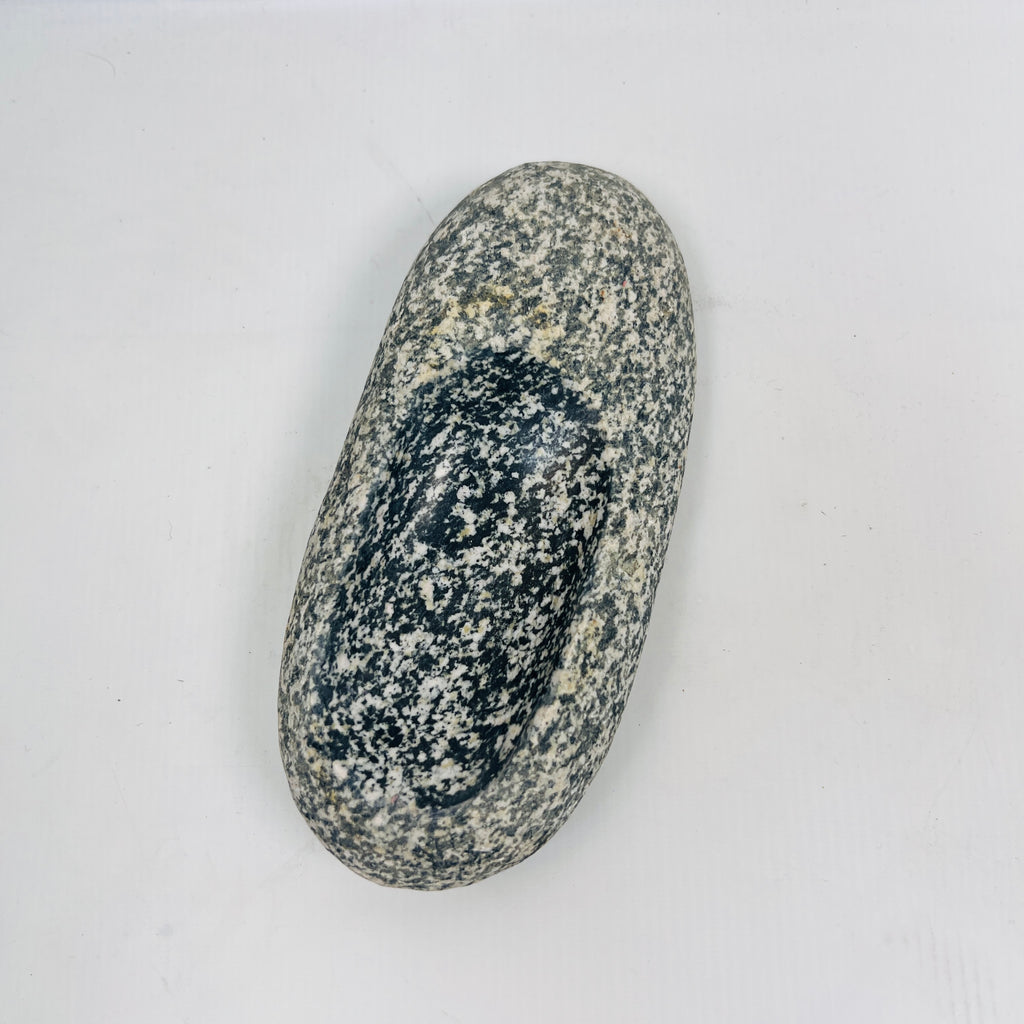 River Stone Sandy Grazed Soap Dish