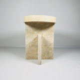 Mesa Marble Table - Travertine
